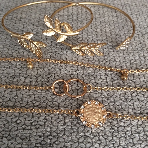 Leaf & Arrow 5Pc Bracelet Set - Picture 3 of 5